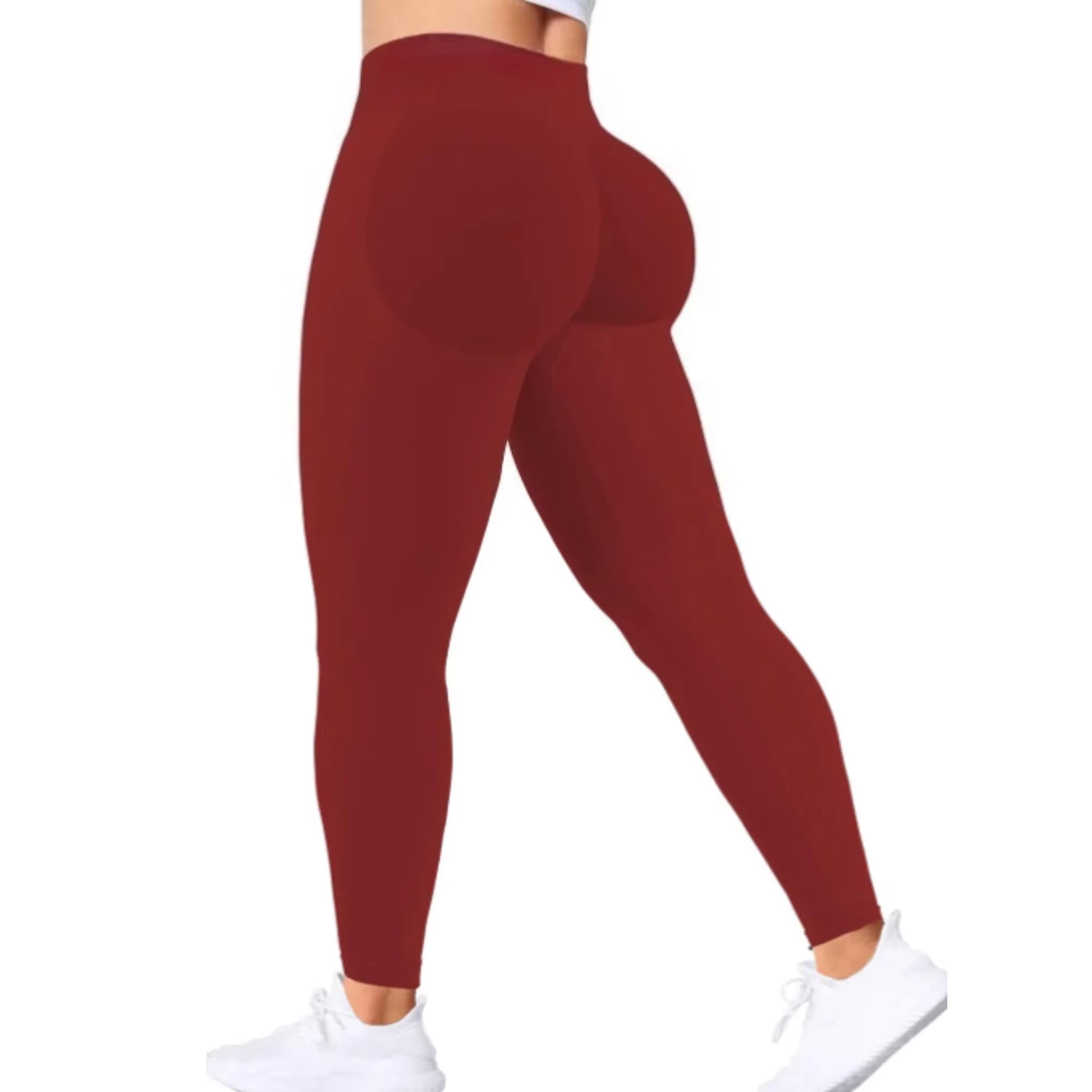 Gym Seamless Women Solid Waist Yoga Pants Three-Section Waist Sexy Hip-Lifting Tight Sports Pants Fitness Exercise Yoga Pants