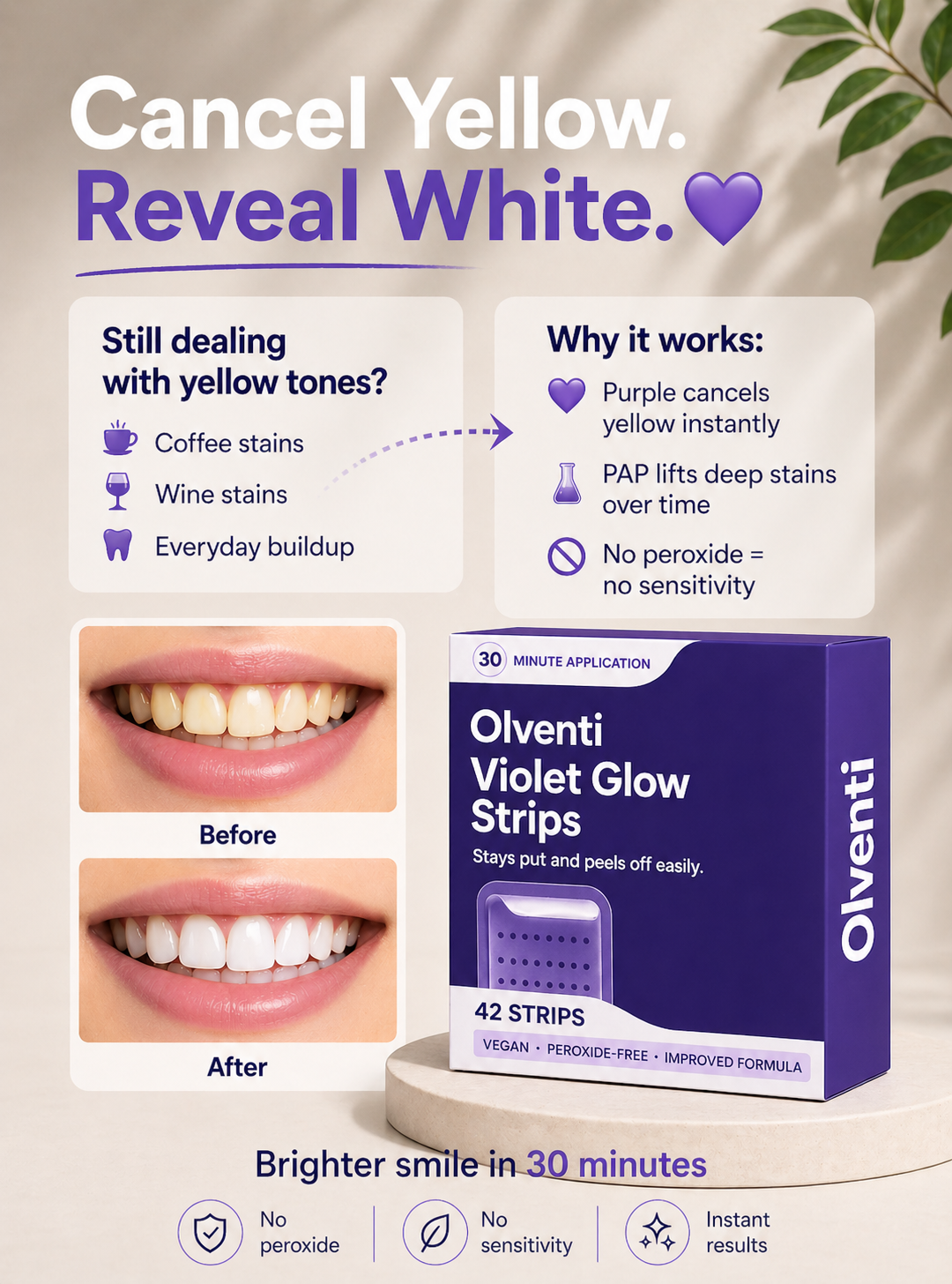 Violet Glow Strips